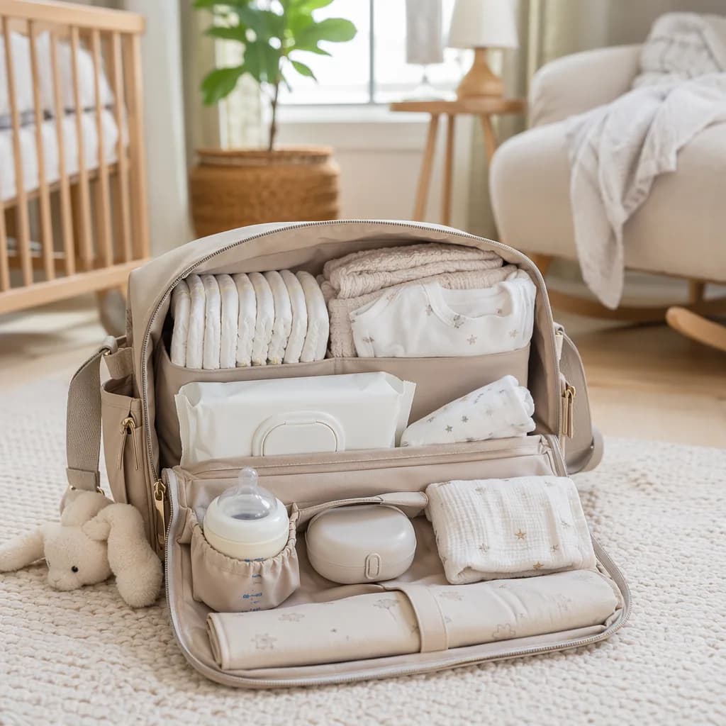 Diaper Bag Checklist for Newborns and Travel