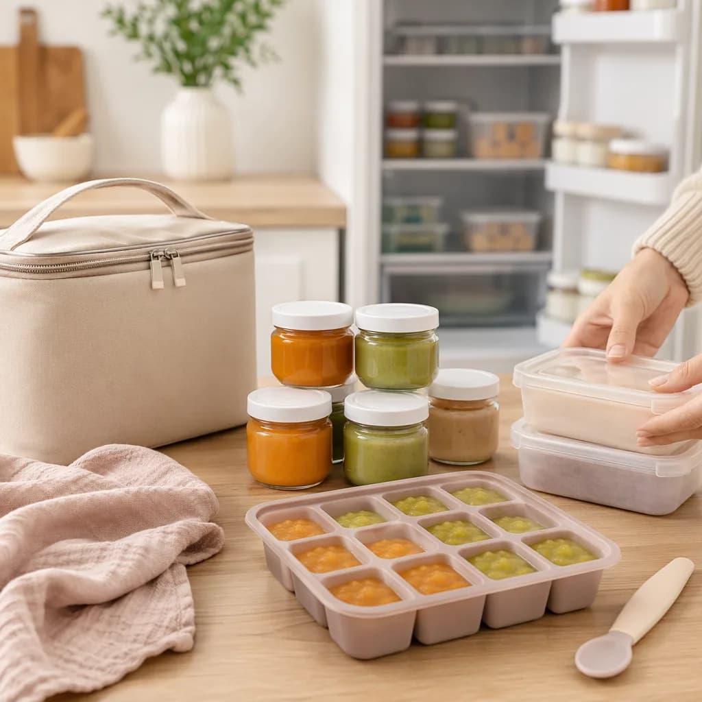 Baby Food Storage: Fridge, Freezer, and Travel Tips