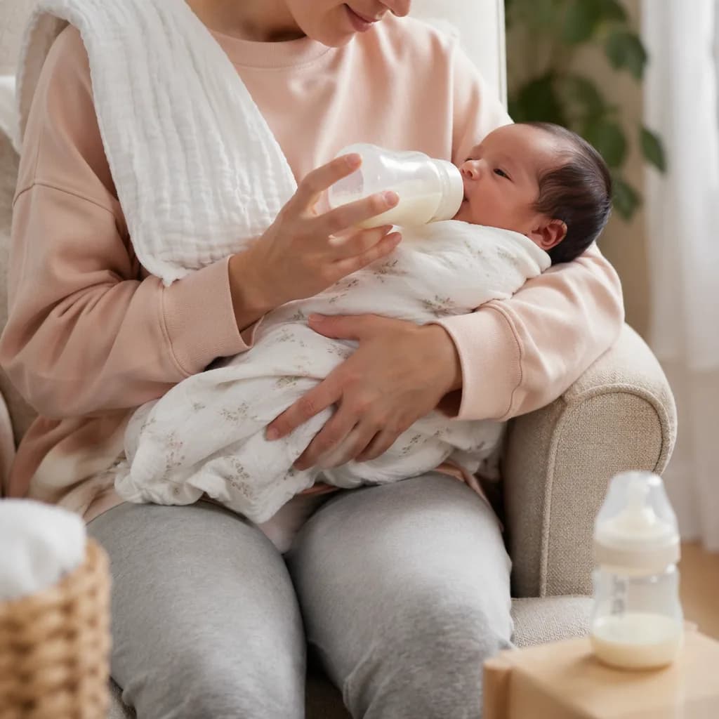 Bottle Feeding Newborn: Amounts, Pace, Burps, Cues